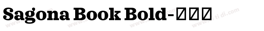 Sagona Book Bold字体转换